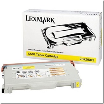 Lexmark 20K0502 jaune